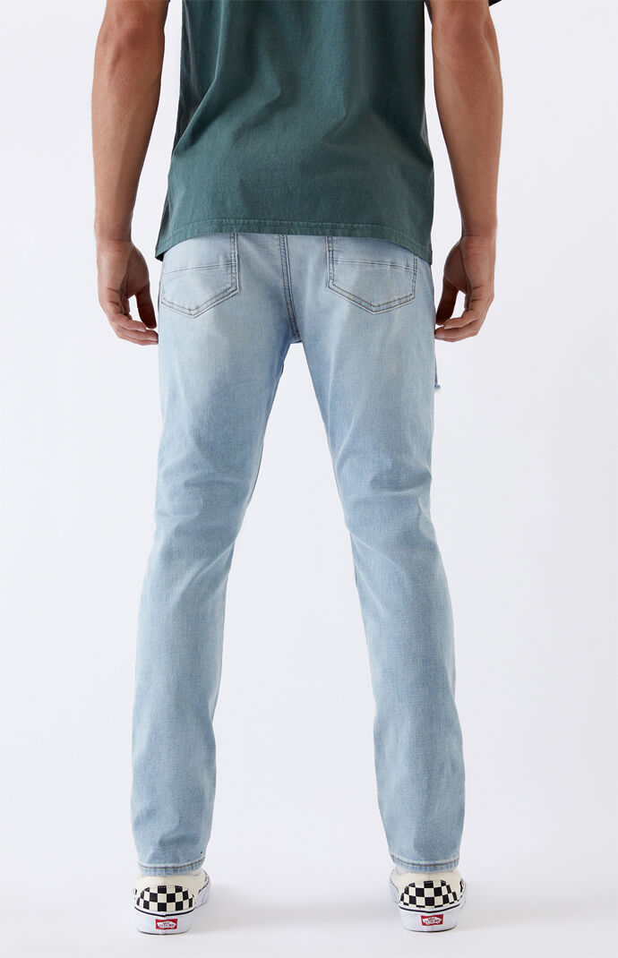 PacSun Medium Ripped Slim Taper Jeans PacSun
