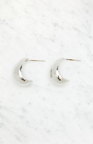 Dome Medium Hoop Earrings image number 1
