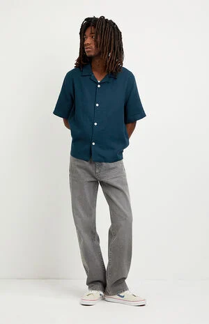 Logan Relaxed Straight Jeans Gray image number 2