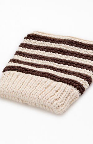 Striped Square Knit Beanie image number 2