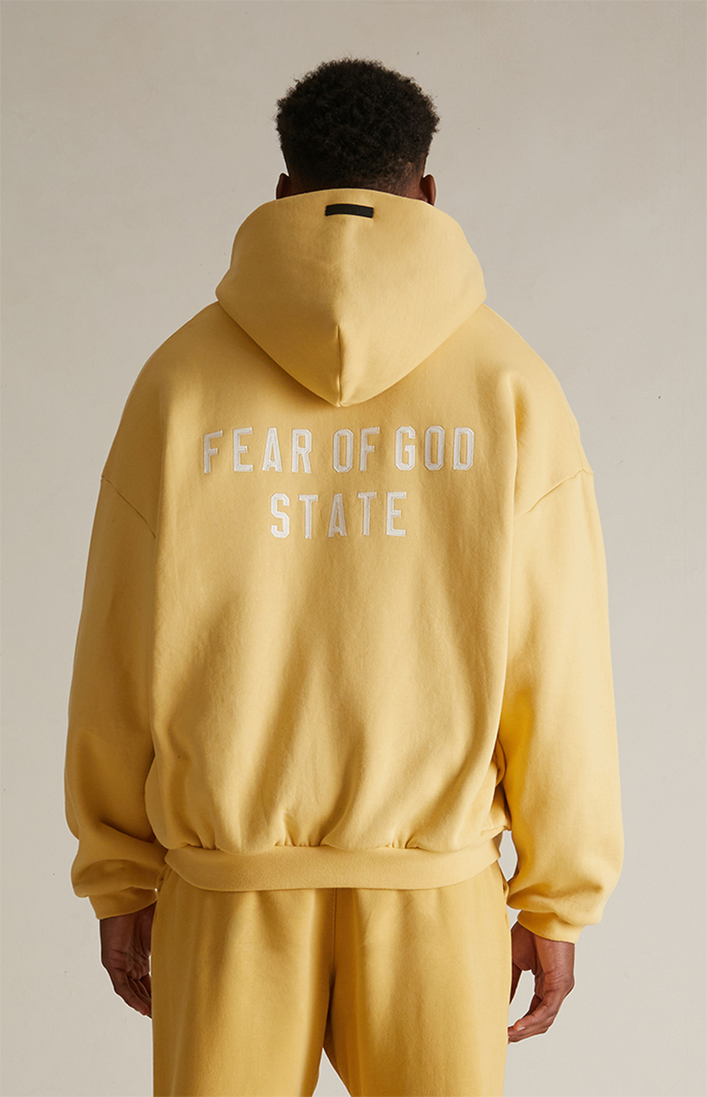 Pacsun Essentials Fear of God ESSENTIALS Amber Heavy Fleece Full Zip Hoodie | Pacsun