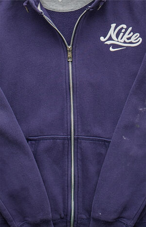 Purple 2000s Nike Zip Hoodie image number 2