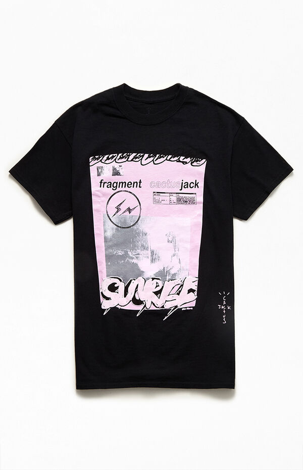 Travis Scott Cactus Jack For Fragment Sunrise T-Shirt