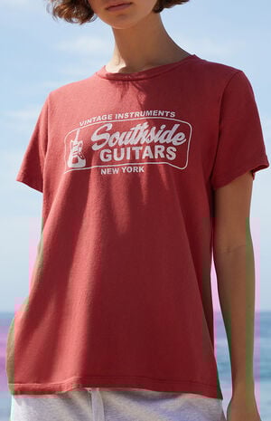 Red Chloe Southside Guitar T-Shirt image number 2