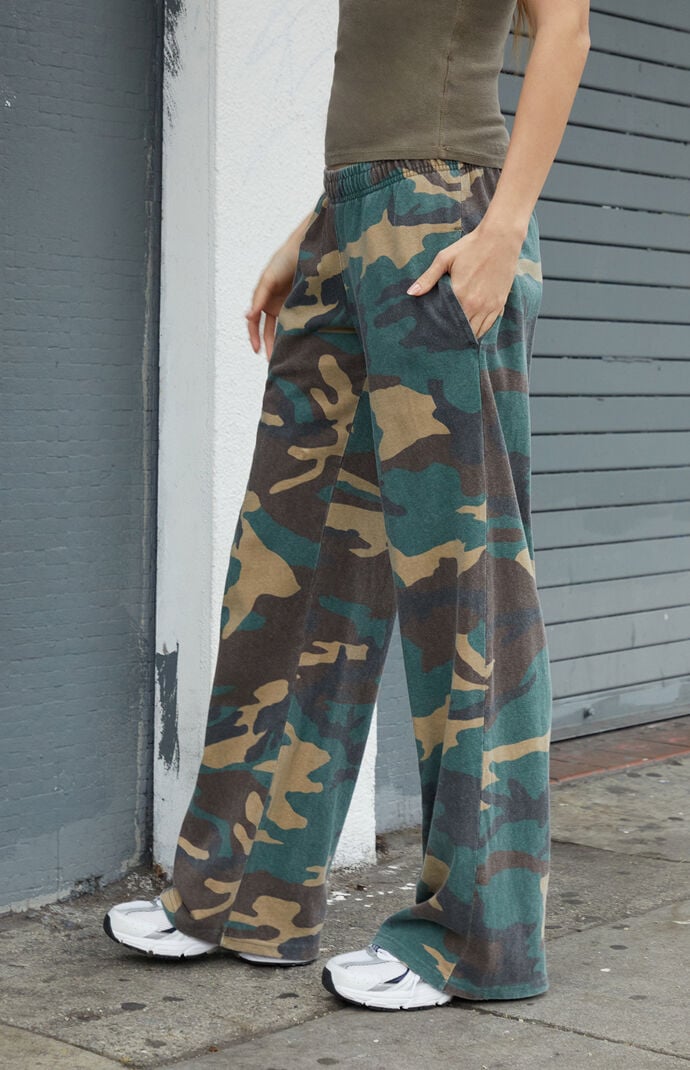 John Galt Camo Baggy Sweatpants