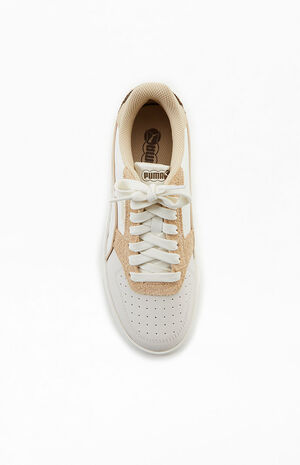 Women's Beige Cali Court Sneakers image number 5