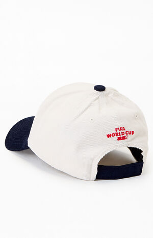Two Tone USA Corduroy Dad Hat image number 3