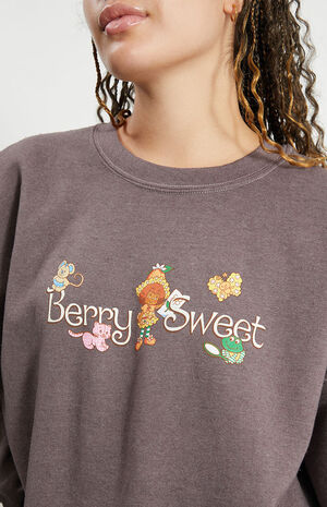 Orange Blossom Berry Sweet Oversized Sweatshirt image number 3