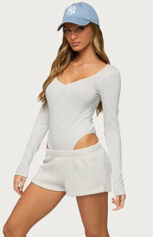 Jonah Long Sleeve V Neck Bodysuit image number 1