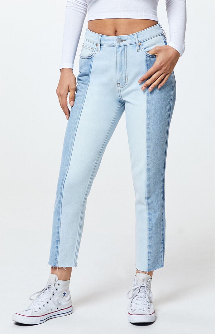 pacsun two tone jeans