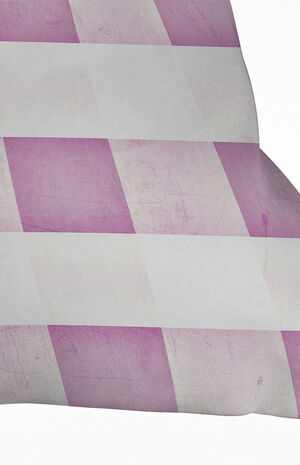 Purple Plaid Small Outdoor Throw Pillow image number 2