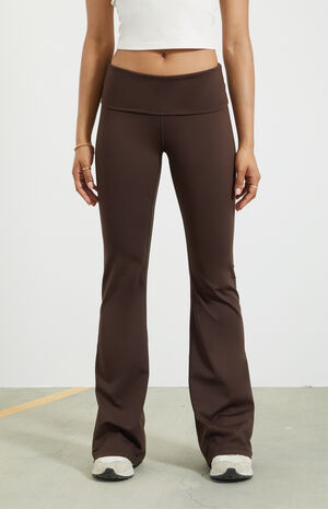 PAC WHISPER Active Fold-Over Waistband Flare Yoga Pants image number 2