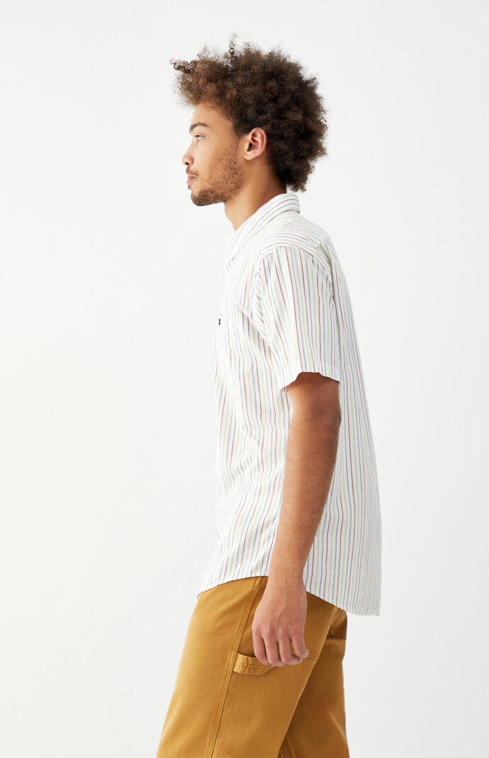 Cassidy Stripe Woven Camp Shirt