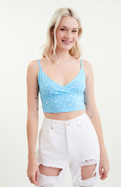 Sugar Surplice Cami Tank Top