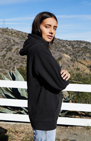 Black Pullover Hoodie image number 3