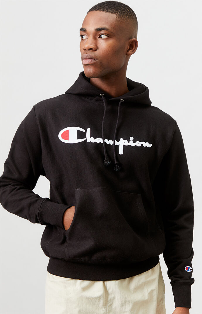 Champion Embroidered Script Hoodie PacSun
