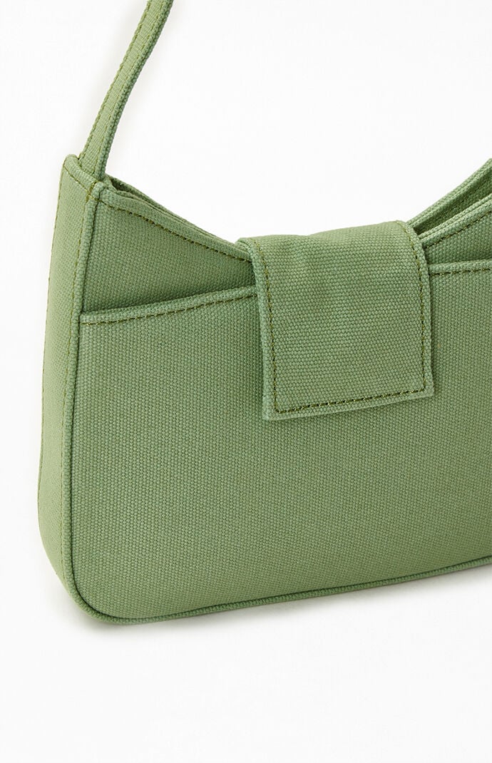 Green on sale canvas purse