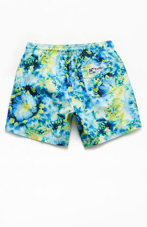 Blossom Tie Dyed 17" Swim Trunks Blossom Tie Dyed 17" Swim Trunks image number null