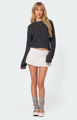 Poppy Cable Knit Sweater Poppy Cable Knit Sweater image number 3