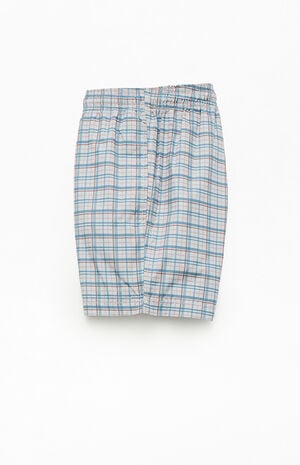 Multi Plaid 4.5" Swim Trunks image number 3