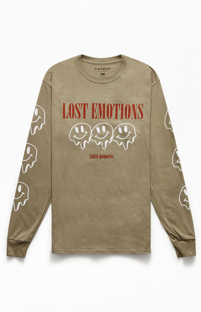 Pacsun Lost Emotions Long Sleeve T Shirt Pacsun