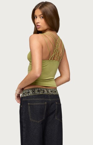Vinney Strappy Beaded Top image number 3