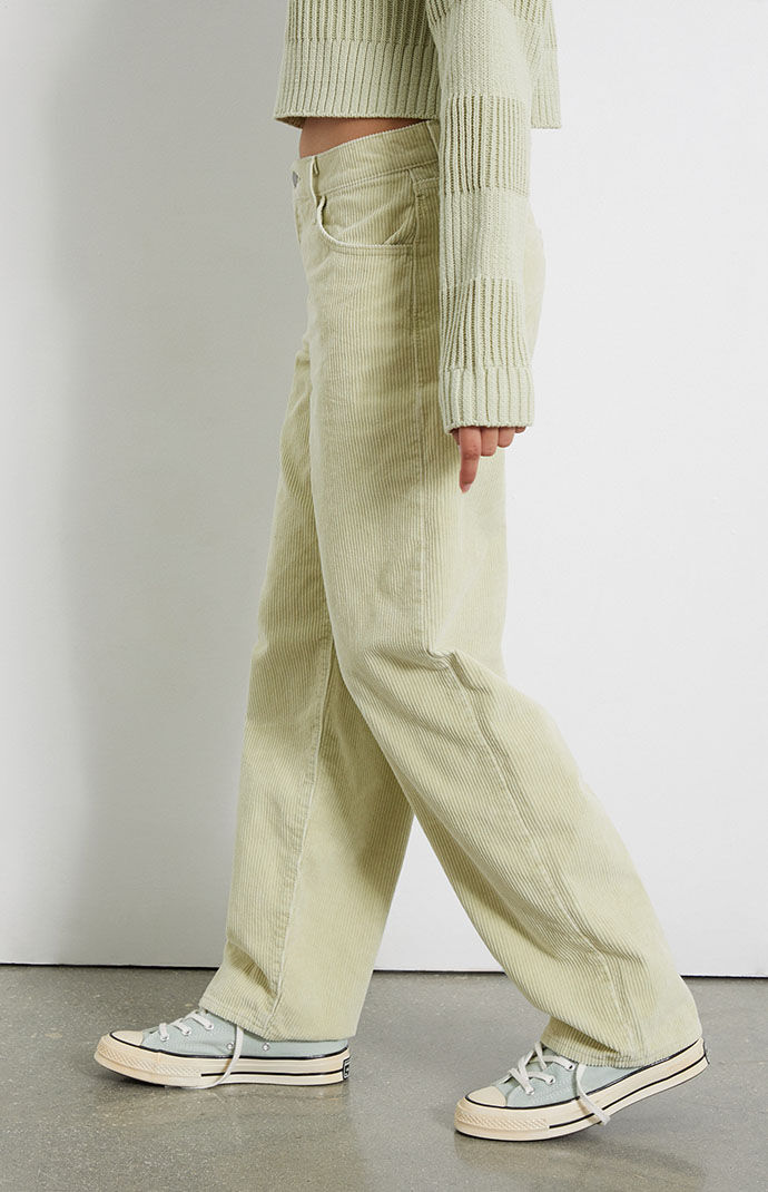 Levi's Eco Green Garment Dye Corduroy Baggy Dad Jeans | PacSun