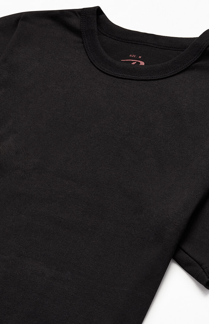 Black Solid Color T-Shirt