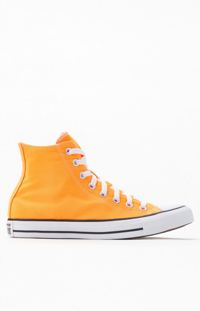 orange chuck taylors women's