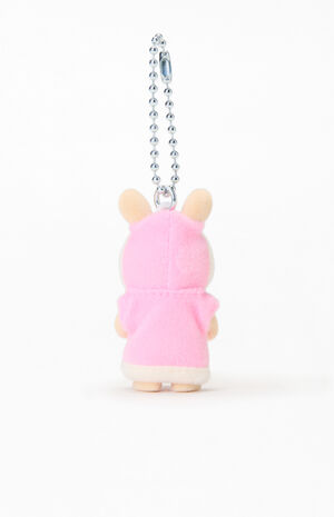 Fluffy Parka Milk Rabbit Baby Keychain image number 2