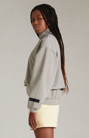 Kids Seal Nylon Fleece Mock Neck Sweatshirt image number 3