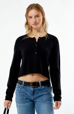 Boxy Crew Neck Cardigan image number 1