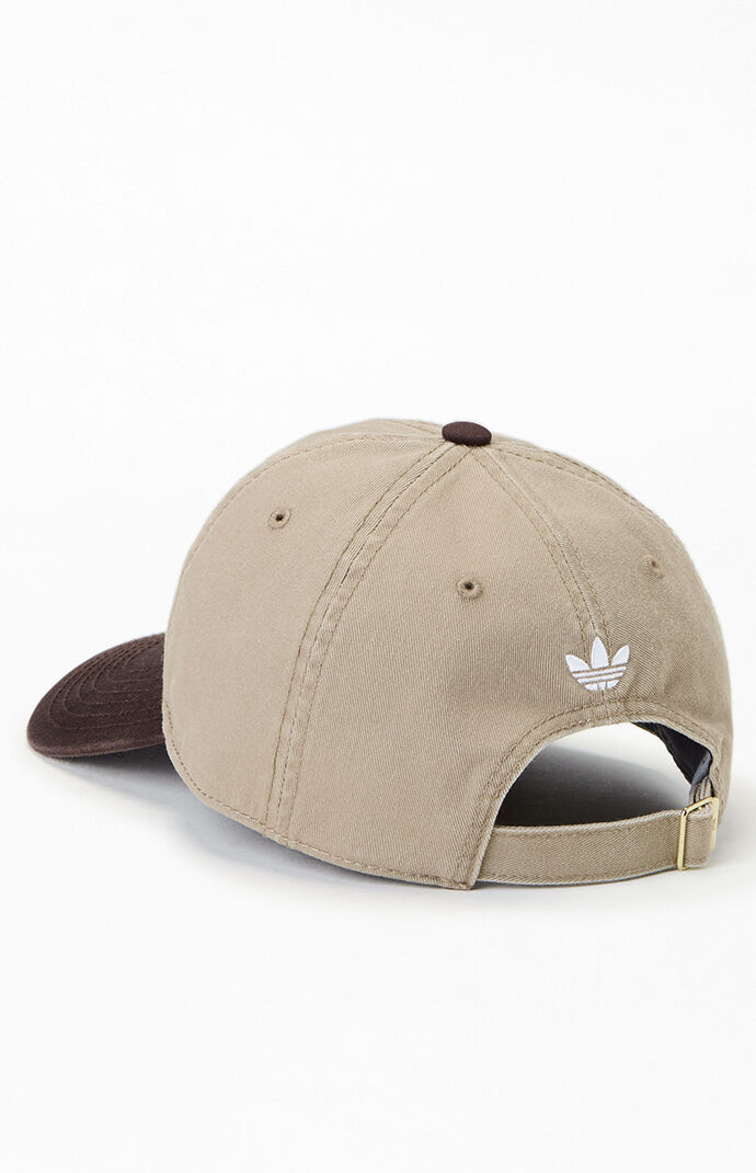 adidas Brown Relaxed Trefoil Dad Hat