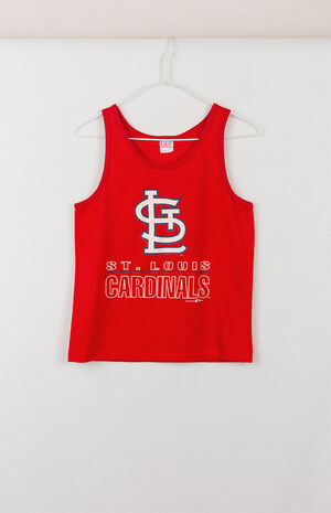 Upcycled Cardinals Tank Top Upcycled Cardinals Tank Top image number null
