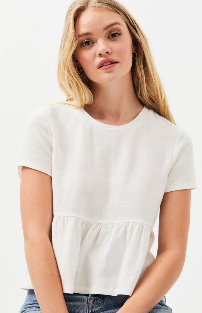 Linen Babydoll Shirt