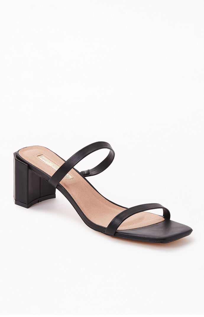 Luna Block Mule Heels