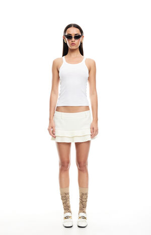 Double Ruffle Mini Skort image number 4