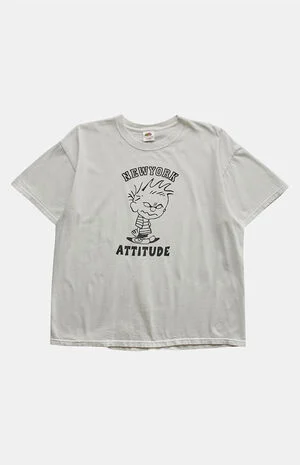 2000s New York Attitude Graphic T-Shirt image number 1