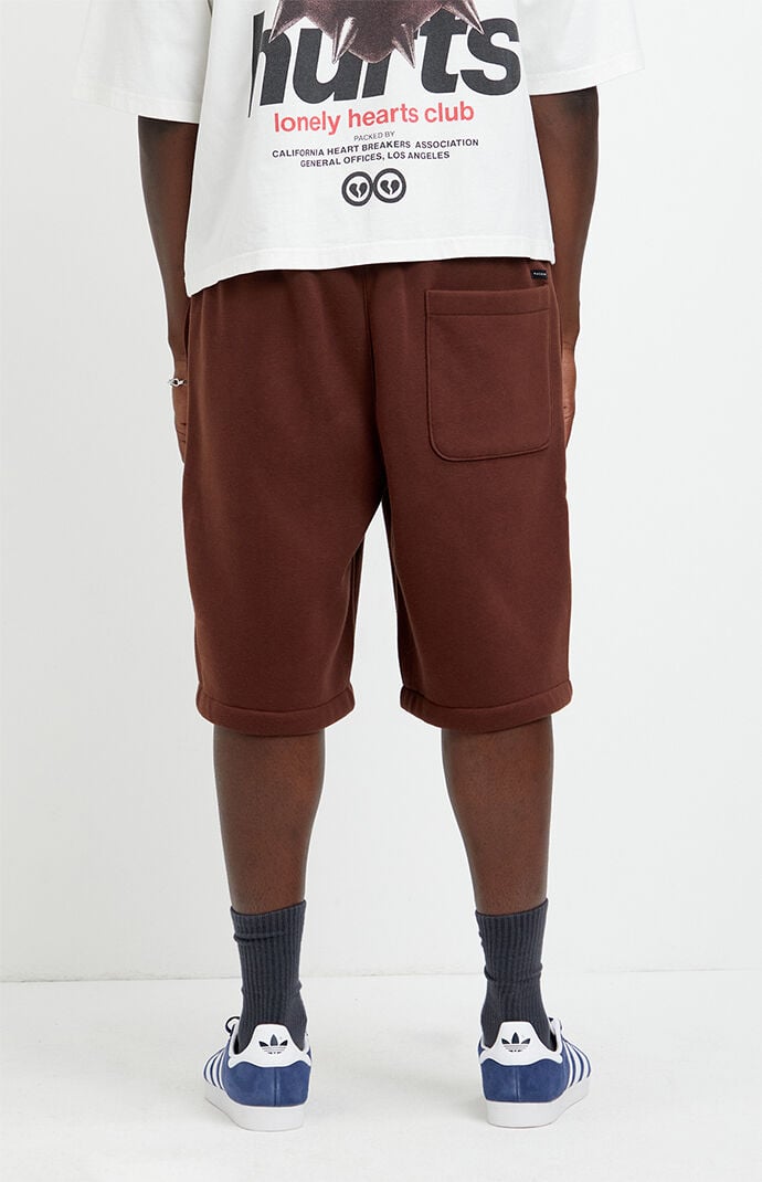 Pacsun Elwin Piping Fleece Baggy Shorts