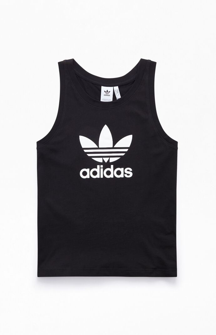 Black Trefoil Tank Top