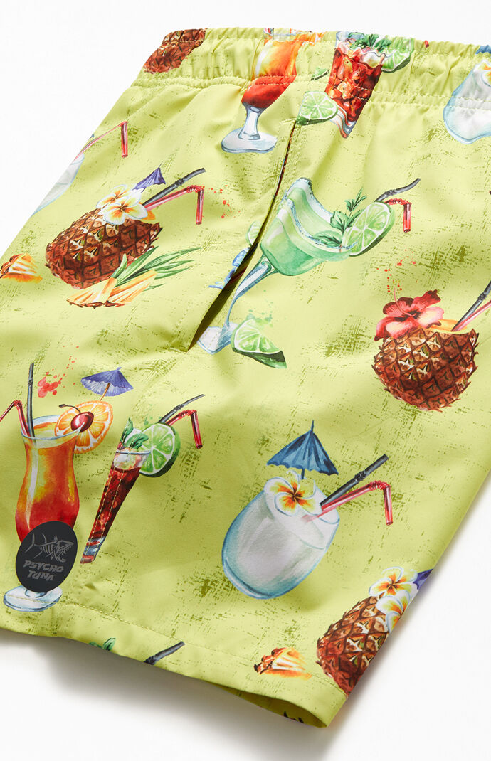 Tropical Cocktails 17" Swim Trunks