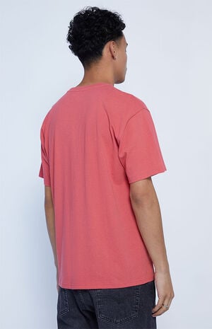 Red Regular Solid T-Shirt image number 3
