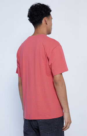 Red Regular Solid T-Shirt image number 3