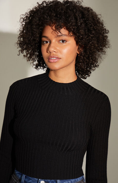 Basic Mock Neck Sweater