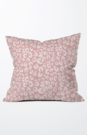 Schatzi Brown Animal Skin Throw Pillow image number 1