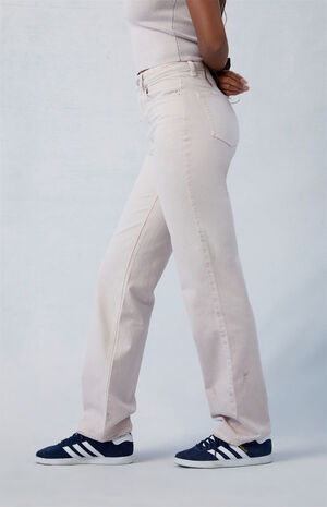 Eco Pink '90s Boyfriend Jeans image number 4