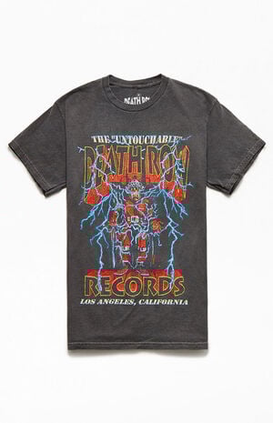Death Row Records Washed T-Shirt image number 1