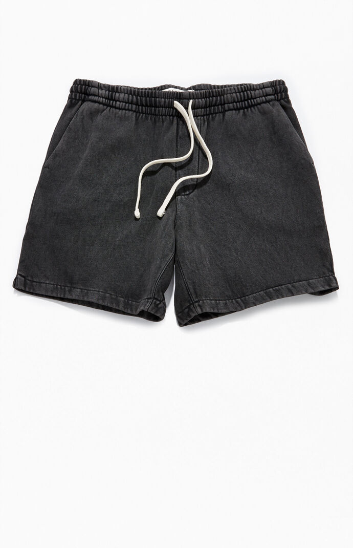 pacsun black volley sweat shorts