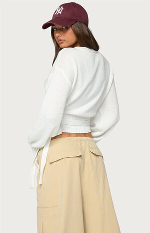 Stella Wrap Knit Cardigan image number 3