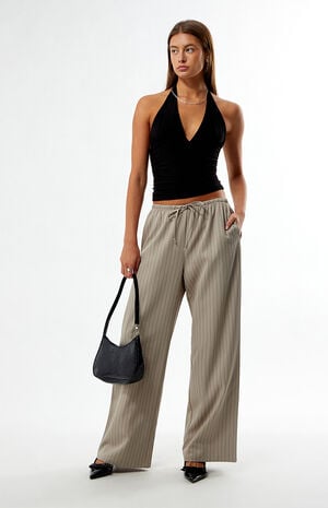 Easy Pinstripe Baggy Pants